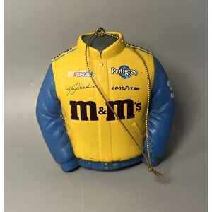 Vintage M&M's Racing Team Jacket Ornament NASCAR Pedigree Goodyear 90s
